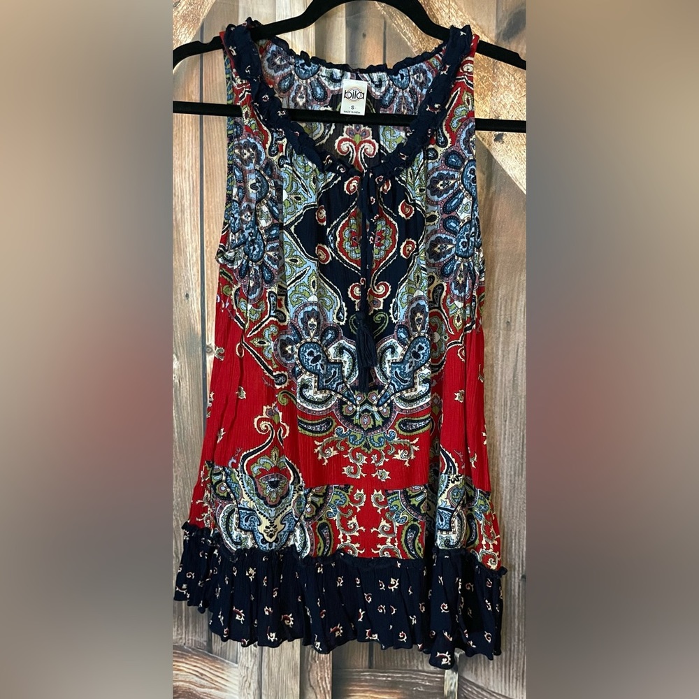 Bila Sleeveless top/ Tank top Size small.